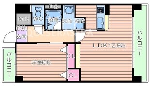 トラストコート西天満の物件間取画像